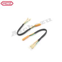 Adaptador de fiação para sinal de motocicleta, adaptador de 2 peças para kawasaki ninja z125 z250 z300 z650 z900, conector de luz 2024 - compre barato