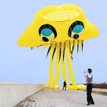 5m Jellyfish Kite 3D Octopus Soft Kite Marine Animal Kite Children Gift Outdoor Sports Fun Flying Tool Free Shipping 2024 - buy cheap