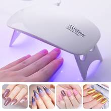 Mini lámpara UV portátil para uñas, secador de laca de Gel, luz de curado de esmalte de Gel, lámpara LED para manicura 2024 - compra barato