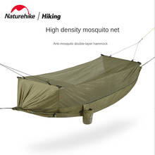 Naturehike Outdoor camping high-density anti-mosquito double-layer hammock field leisure swing hammock Dawn 2024 - buy cheap