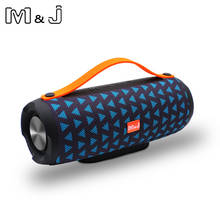 M & J-Altavoz Bluetooth para exteriores, inalámbrico, portátil, sonido estéreo, graves profundos, sistema MP3, Audio de música, AUX, con micrófono para Android IOS 2024 - compra barato