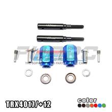 Peças de carro rc 1/10 trx4 modelo, eixo estendido de comprimento e eixo 12mm, eixo de engrenagem universal dianteiro e traseiro, 17mm hex 2024 - compre barato