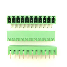 Free shipping (100pcs/lot) 15EDGK-3.81-11P + 15EDGRC-3.81-11P Bend Pin Screw Terminal Block Connector Pluggable type 2024 - buy cheap