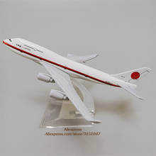 16cm Air Japan Boeing 747 B747 Airlines Japanese Air Force ONE Airways Alloy Metal Airplane Model Plane Diecast Aircraft w Stand 2024 - buy cheap