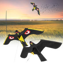 Emulation Flying Hawk Kite Bird Scarer Drive Bird Kite Bird Repellent for Garden Scarecrow Yard Bird Repeller 2024 - купить недорого