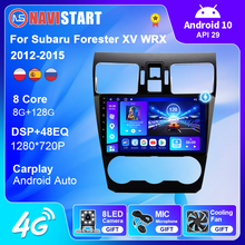 Rádio automotivo com tela de vídeo e dvd para subaru forester, wrx 2012, 2013, 2014, 2015, 4g, wi-fi, navegação gps, 2 din, android 10 2024 - compre barato