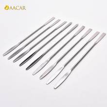 1pc Stainless Steel Mixing Palette Spatulas Spoon Nail Art Tool  Stick Rod Tone Makeup Cosmetic Spoon Polish Cream 2024 - buy cheap