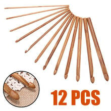 12pcs Wood Knitting Needles Sewing Crochet Hooks Needle Kit 3-10mm For DIY Sweater Sewing Weaving Craft Tools Supplies 2024 - buy cheap