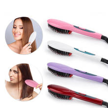 Styling Straightener Comb Electric Hair Brush Comb Irons Auto Straight Hair Comb Brush Hair straightener Brush Hair Care 2024 - buy cheap