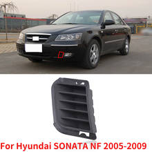 Capqx-capa para farol dianteiro de neblina, para hyundai sonata nf 2005, 2006, 2007, 2008, 2009, enfeite, painel de guarnição 2024 - compre barato