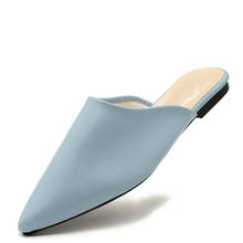 Sandálias femininas de verão, chinelos para mulheres, sapatos dedo fechado modernos, para áreas externas, azul, preto 2024 - compre barato
