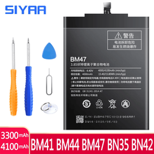 Оригинальный аккумулятор BM41 BM44 BM47 BN35 BN42 для Xiaomi Redmi 5 4 4X 3S 3 Hongmi 3S 2A 1S, сменный аккумулятор большой емкости 2024 - купить недорого