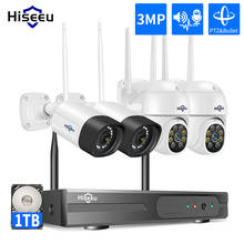 Система наружного видеонаблюдения Hiseeu, беспроводная система безопасности с монитором 1536 дюйма, 3 Мп, 2 МП, 8 каналов, 1080P, 10,1 P 2024 - купить недорого