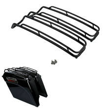 Alforjas de motocicleta con tapa superior, protector de riel para Harley Touring Street Electra Glide Road King 1994-2013 2012 2011 2024 - compra barato