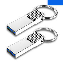 Metal USB Flash Drive Rotation Pen Drive 32GB 64GB 128GB Real Capacity Pendrive USB Memory Stick with Key Chain pendrive 128gb 2024 - compre barato