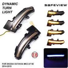 For Skoda Octavia Mk3 A7 5E 2013-2019 Dynamic LED Turn Signal Blinker Indicator Mirror Flasher Light Repeater Car Accessories 2024 - buy cheap