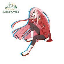 Автомобильные наклейки для Zero Two DARLING In The FRANXX, 13 см х 11,2 см 2024 - купить недорого