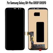 ЖК-дисплей с сенсорным экраном дигитайзер в сборе панель аксессуар для Samsung Galaxy S8 + S8 Plus G955F G955P G955A SM-G955FD LCD 2024 - купить недорого
