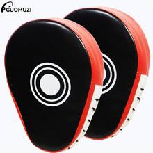 Muay Thai-Muay Thai de boxeo curvo, deflector curvo para entrenamiento de Sanda resistente a los golpes, PU, objetivo de mano de cinco dedos 2024 - compra barato