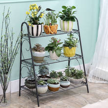 899 Flower Shelf Multi-layer Indoor Home Balcony Decoration Rack Wrought Iron Living Room Simple Flower Pot Multilayer Rack 2024 - buy cheap