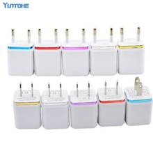 New Travel Portable Mini Dual Port US Plug AC USB Home Wall Charger For Phone 2024 - buy cheap