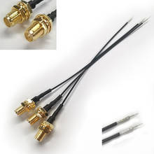 Conector coaxial de extensão rf, de cabeça única, 1.13mm, para wi-fi/gsm/3g/4g, 5cm/10cm/15cm/20cm 2024 - compre barato