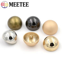 Meetee-Botón de mango de seta de Metal de alta calidad, 11-25mm, 10 Uds., decoración de abrigo hebillas, bricolaje, accesorio de costura M de costura 2024 - compra barato