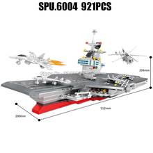 6449 921 pçs militar do exército marítimo avião portador lutador bloco de construção brinquedo 2024 - compre barato