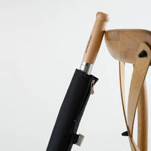 Guarda-chuva clássico masculino com cabo de madeira, guarda-chuva longo, golf grande, 120cm, semiautomático, à prova de vento, 8k 2024 - compre barato