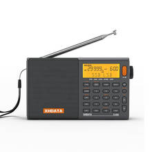 XHDATA D-808 Portable Digital Radio FM Stereo/SW/MW/LW SSB AIR RDS Multi Band Radio Speaker with LCD Display Alarm Clock  Radio 2024 - купить недорого