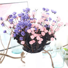 Colorful Foam Flowers artificial flower 15 heads Mini Rose Home Decor for wedding small roses bouquet decoration 2024 - buy cheap
