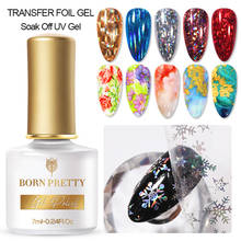 BORN PRETTY 7ml Transfer Foil Gel Nail Polish Adhesive Sticker Nail Glue Soak Off UV Printing Gel Varnish Nail Art Manicure Gel 2024 - buy cheap