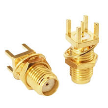 1pc SMA Female Jack PCB Mount RF Coax Connector Straight Type Goldplated Wholesale Price Fast Shipping 2024 - buy cheap