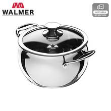 Walmer-cazuela con tapa, utensilios de cocina de 3.6L, 20 cm, color cromo, w11000220 2024 - compra barato