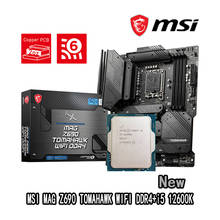 Процессор Intel Core i5 12600K + Материнская плата MSI MAG Z690 TOMAHAWK WIFI DDR4 с поддержкой DDR4 LGA 1700 новый без кулера 2024 - купить недорого