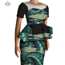 African Women Clothes Short Sleeves Print Tops and Skirt Sets Bazin Riche African Clothing 2 Pieces Customize Skirts Sets WY5964 2024 - buy cheap