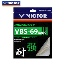 Cuerdas de raqueta de bádminton profesional Victor, alta elasticidad, duradera, Vbs-69nano eléctricas 2024 - compra barato