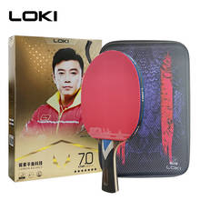 Loki 7 Star Table Tennis Racket Professional Offensive Ping Pong Racket Paddle  with ITTF Certification Sticky Rubber 2024 - buy cheap