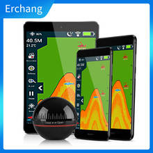 Erchang XA02 Wireless Fish Finder Portable Depth Echo Sounder 48m/160ft Detector Sonar Alarm Transducer Fishfinder IOS&Android 2024 - buy cheap