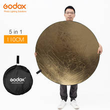 Портативный отражатель Godox 5 в 1, 80 см, 110 см, 100x150 см, x 20 см, складной отражатель для фотостудии 2024 - купить недорого