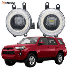 Luces LED antiniebla de ojo de Ángel para coche, lentes de corte DRL para Toyota 4runner SR5 Trail 2014, 2015, 2016, 2017, 2018, 2019, 2 uds. 2024 - compra barato