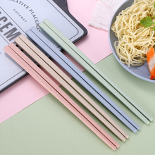 1 Pair Wheat Straw Non-Slip Chopsticks Portable Travel Chop Stick Reusable Food Sticks for Sushi Food Tableware Chinese Gift 2024 - buy cheap