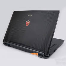 Película protetora de fibra de carbono para laptop, adesivo protetor de película para laptop msi gl75 9sdk 17.3" 2024 - compre barato