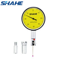 Shahe indicador de medição do relógio, ferramentas de precisão 0-0.8mm 0.01mm, indicador de teste de mostrador métrico com joia vermelha 2024 - compre barato