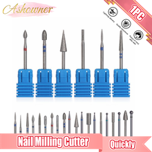 Nail Drill Bit Milling Cutter for Manicure Polish Manicure Cutter Diamond Nails Drill Elecric Machine Pedicure Accessory 2024 - buy cheap