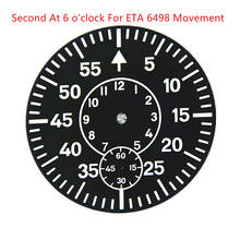 38.9mm Watch Dial Green Luminous Watch Face Wristwatch Plate Tool Parts For ETA 6497 6498 ST36 Watch Repair Replacement 2024 - buy cheap