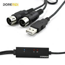 USB-кабель DOREMiDi MIDI с индисветильник и интерфейсом USB 2024 - купить недорого