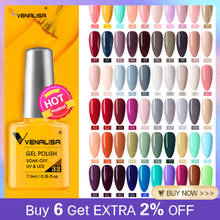 Venalisa Fashion Bling 7.5ml Soak Off UV LED Gel Nail Gel Polish Cosmetics Nail Art Manicure Nails Gel Polish VIP3 Nail Varnish 2024 - buy cheap