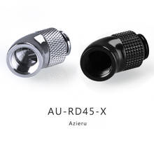 Azieru AU-RD45-X silver/black water cooling 45 degree swivel joint Water Cooling 2024 - buy cheap