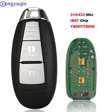 Jingyuqin remoto carro chave fsk 4d60 chip para hyundai i20 i30 i40 i40 ix25 tucson verna solaris elantra acento 433mhz 2024 - compre barato